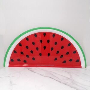 Vintage Acrylic Stotter Watermelon Tray (1980s)